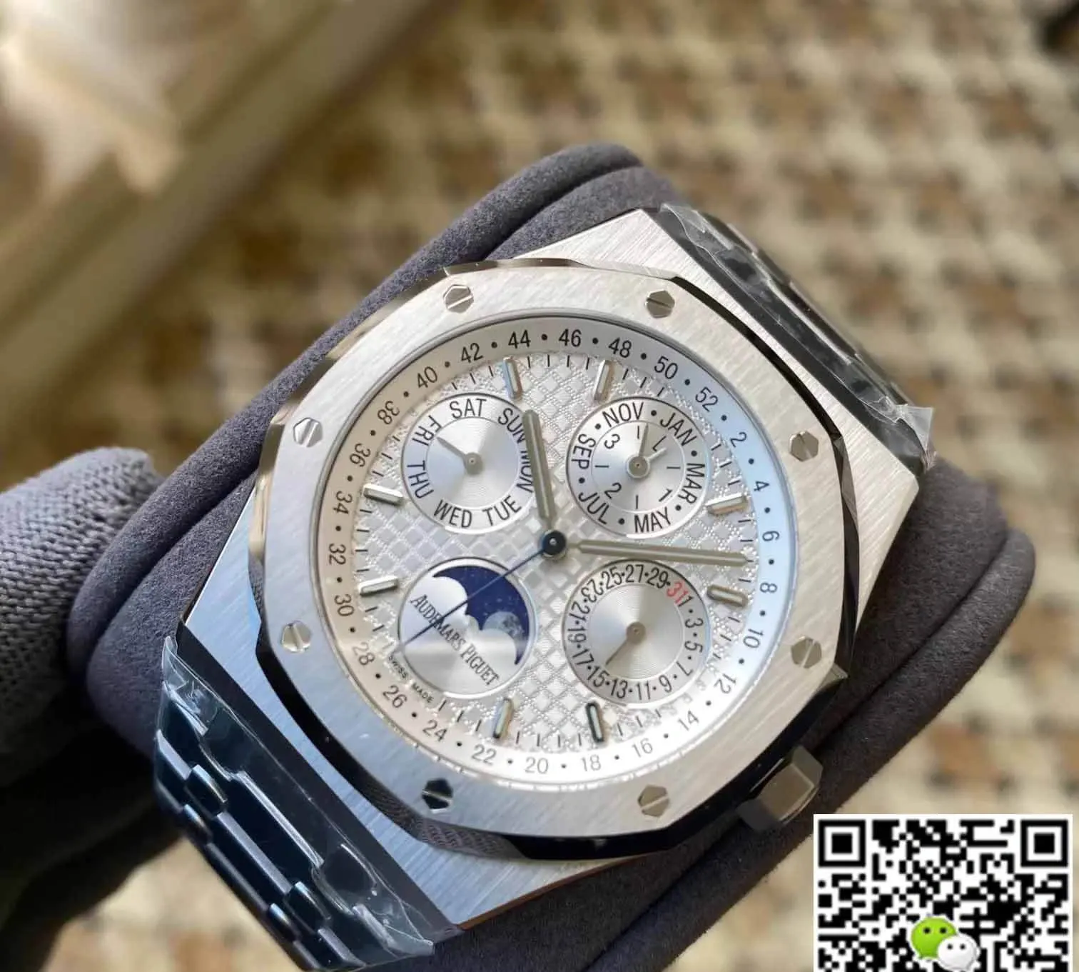 Audemars Piguet Royal Oak 26574ST.OO.1220ST.001 APS Factory 1:1 Best Edition Replica Watch Silver Strap